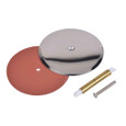 OATEY 1023 Dearborn® 3-1/4" - 4" Adj. Drum Trap Cover (Style A) w/ 5-1/4" Stainless Steel Cover & Rubber Gasket