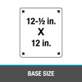 OATEY 12806 3 in. – 6 in. Sideflash 12.5 in.-12 in. Base Vertical Flashing