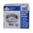 OATEY 14T Dearborn® Shallow Cup Basket Strainer, Stainless Steel Body and Basket Shallow Locking Cup. Neoprene Stopper w/ Snap-In Basket w/ Bright. Flange. Length- 2-3/4 in.. Fits Deep Cast Iron Sinks w/ 4 in. Chrome Plated Tailpiece OATEY 14T Dearborn® Shallow Cup Basket Strainer, Stainless Steel Body and Basket Shallow Locking Cup. Neoprene Stopper w/ Snap-In Basket w/ Bright. Flange. Length- 2-3/4 in.. Fits Deep Cast Iron Sinks w/ 4 in. Chrome Plated Tailpiece