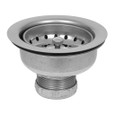 OATEY 14T Dearborn® Shallow Cup Basket Strainer, Stainless Steel Body and Basket Shallow Locking Cup. Neoprene Stopper w/ Snap-In Basket w/ Bright. Flange. Length- 2-3/4 in.. Fits Deep Cast Iron Sinks w/ 4 in. Chrome Plated Tailpiece OATEY 14T Dearborn® Shallow Cup Basket Strainer, Stainless Steel Body and Basket Shallow Locking Cup. Neoprene Stopper w/ Snap-In Basket w/ Bright. Flange. Length- 2-3/4 in.. Fits Deep Cast Iron Sinks w/ 4 in. Chrome Plated Tailpiece