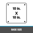 OATEY 14053 2.75 in. – 7 in. Master Flash® 10 in. x 10 in. Base Roof Flashing