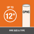 OATEY 31082 16 oz. CPVC Heavy Duty Orange Cement