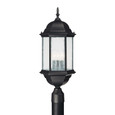 Capital Lighting CAP-9837 Main Street Transitional 3-Light Outdoor Post-Lantern