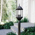 Capital Lighting CAP-9837 Main Street Transitional 3-Light Outdoor Post-Lantern