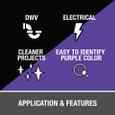 OATEY 30246 4 oz. PVC Regular Clear Cement and Purple Primer Handy Pack