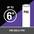 OATEY 30246 4 oz. PVC Regular Clear Cement and Purple Primer Handy Pack