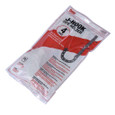 OATEY 33763 4 in. x 7-1/2 in. DWV J-Hook - White (4 In Polybag)