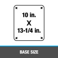 OATEY 14025 Flex Flash™ No-Calk® 2.5" Flexible Roof Flashing 10" x 13.25" Base
