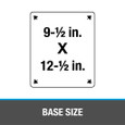 OATEY 12802 Aurora™ No-Calk® 1/2 in.-1 in. Solar Aluminum Flashing 9.5 in. x 12.5 in. Base