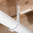 OATEY 33742 3 in. x 7-1/2 in. DWV J-Hook - White (25 In Polybag