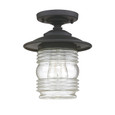 Capital Lighting CAP-9677 Creekside Urban / Industrial 1-Light Outdoor Flush Mount