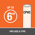 OATEY 31128 4 oz. CPVC Medium Body Orange Cement