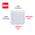 OATEY 34045 8 in. x 8 in. Plastic Access Panel