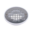 OATEY 43581 2 in. or 3 in. PVC Short General Purpose Drain with 4 in. Stainless Steel Screw-Tite strainer