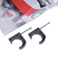 OATEY 33911 3/4 in. Half Clamp w/ barbed nail (12 in polybag)