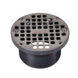 OATEY 72017 3" or 4" PVC General Purpose Drain w/ 5" SS Grate