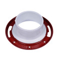 OATEY 43513 3 in. or 4 in. PVC Closet Flange with Metal Ring without Test Cap