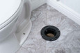OATEY 43502 3 in. or 4 in. ABS Closet Flange with Plastic Ring without Test Cap