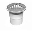 OATEY 42235 2 in. or 3 in. PVC Drain with Round Stainless Steel Screw-Tite Strainer