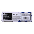 OATEY 5510-1 Dearborn® 1-1/2 in. x 12 in. Semi-Cast P-Trap w/ Cleanout 17 Ga. w/ Deep Flange & Brass Nuts, White Box
