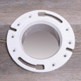 OATEY 43587 4 in. PVC Spigot Fit Closet Flange with Plastic Ring
