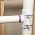 OATEY 43793 4 in. x 3 in. PVC Saddle Tee Kit