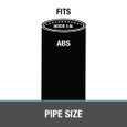 OATEY 43568 4 in. ABS Snap-In Drain