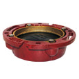 OATEY 42256 4 in. Cast Iron Flange with Test Cap
