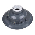 OATEY 72172 2" PVC Adj. Commercial Drain w/ 6" NI Grate & Square Ring