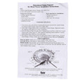 OATEY 43555 Galvanized Wood Support Kit