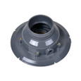 OATEY 72354 4" PVC Adj. Commercial Drain w/ 8" Cast NI Grate & Round Top