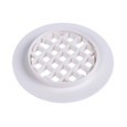 OATEY 42136 4-1/4 in. White Plastic Snap-Tite Strainer