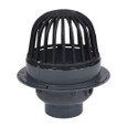 OATEY 78044 4" PVC Roof Drain w/ Cast Iron Dome & Dam Collar
