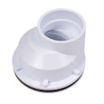OATEY 42787 2 in. Offset PVC Shower Drain with Stainless Steel Strainer