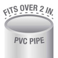 OATEY 42787 2 in. Offset PVC Shower Drain with Stainless Steel Strainer
