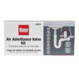 OATEY 39239 Sure-Vent® 1.5 in. 20 Branch, 8 Stack DFU Air Admittance Valve Installation Kit 1-1/2 in. P-trap, 6 in. extension tube, PVC threaded adapter & deep box flange