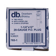 OATEY 765-1 Dearborn® 1-1/4" x 12" Patent Overflow Plug Ind. Boxed 2 Pc. - 20 Ga.