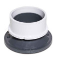 OATEY 72119 4" PVC Hub Base General Purpose Drain w/ 6" SS Grate