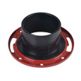 OATEY 43534 3" or 4" ABS long pattern closet flange w/metal ring w/o test cap