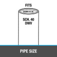 OATEY 42732 4 in. Snap-In Stainless Steel Strainer
