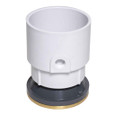 OATEY 72138 4" PVC Pipe Base General Purpose Drain w/ 6" BR Grate & Round Ring