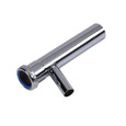 OATEY 814ET-1 Dearborn® 1-1/2" x 8" Branch Tailpiece, Hose & Clamp, Slip Joint Top - 20 Ga., 7/8" Branch (Nut Down)