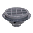 OATEY 76022 2" PVC Sediment Drain, Plastic Grate w/o Bucket
