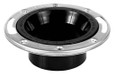 OATEY 43494 3 in. x 4 in. ABS Closet Flange with Stainless Steel Ring without Test Cap