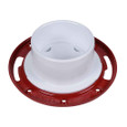 OATEY 43559 3 in. or 4 in. Fast Set™ Closet Flange, PVC with metal Ring