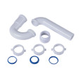 OATEY P9704BG Dearborn® 1-1/2 in. P-Trap w/ Threaded PVC Adapter, Bagged