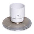 OATEY 72388 4" PVC General Purpose Pipe Fit Drain w/ 10" Cast CHR Grate & Round Top