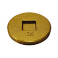 OATEY 42744 3-1/2 in. Brass Cleanout Plug