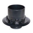 OATEY 82016 5" Stainless Steel Strainer Round, ABS Flange Base, 6" Pipe