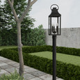 Capital Lighting CAP-946432 Bradford Traditional 3-Light Outdoor Post-Lantern